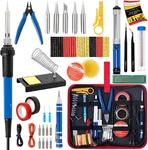 60W Soldering Iron Kit 25-IN-1, Adjustable Temp, Tool Set For Electronics Repair. Fixed Price $38.99.