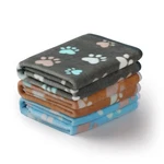 1 Pack 3 Blankets Fluffy Premium Fleece Pet Flannel Paw Printed Throw.... Fixed Price $42.19.