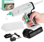 Haushof 20V Cordless Hot Glue Gun Fast Preheating Drip-free 20PC Full Size Stick. Fixed Price $49.99.