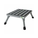 Safety Step F-08C-S Folding Silver 19" X 15" W 8" H. Fixed Price $160.50.