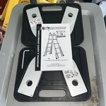 Gorilla 4 1 Aluminum Ladder Static Safety Hinge Kit, Scaffold Adapter. Fixed Price $18.47.