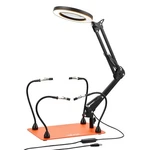 New/magnetic Helping Hands Soldering Station, 4 Flexible Arms Third Tool Wi. Fixed Price $59.20.