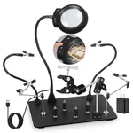 Noevsbig Helping Hands Soldering Station With Upgraded 5X Magnifying Lamp, 36.... Fixed Price $92.92.