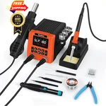 Toolour 2-IN-1 851D Soldering Station, Iron Kit, 302 F-932 Orange And Black. Fixed Price $95.99.