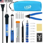 Ldk Electric Soldering Iron Kit 60W Adjustable Temperature 15-IN-1. Fixed Price $24.66.