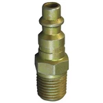 Hansen Coupler PLUG,(M)NPT,1/4,STEEL 12E Carbon Silver. Fixed Price $16.53.