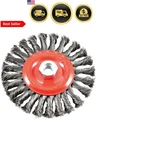 Wire Wheel Brush Coarse Twist Knot 6 Inch 5/8-11 Threaded Arbor. Fixed Price $60.49.