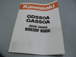 Kawasaki GD550A GA550A Service Manual P/n 99924-2019. Fixed Price $24.95.