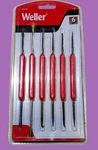 Weller Solder Kit With 6 Double-sided Tools For Precision Work Nwb. Fixed Price $18.00.