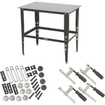 Klutch Steel Welding Table With Tool Kit, 36IN.L X 24IN.W 33-1/4IN.H. Fixed Price $179.99.