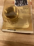 Plumb Pak Hose Adapter Swivel 3/4" Fht PP850-69. Fixed Price $8.50.