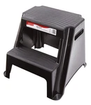 Rubbermaid 2 Step Stool Black Lightweight Non Slip Grip Compact Portable 300. Fixed Price $74.99.