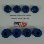 Sure Grip Power-trac 80A Blue Double Action Cushions Set Of 4-TOP & 4-BOTTOM. Fixed Price $39.99.