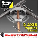 Strong Hand Welding Angle Clamps 2 Axis Fixture Vises 10KG Magnetic Block, WAC45. Fixed Price $312.67.