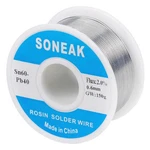 Soneak 60/40 Tin Lead Solder With Rosin Core For Electrical 0.6MM 150G. Fixed Price $26.99.