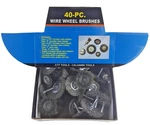40-PC Wire Wheel Cup Brushes Assortment Box Lot Crimped Metal Grinding 1/4 Shank. Fixed Price $31.99.