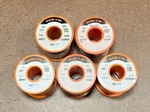 Alpha Rosin Solder 63SN/37PB P2 .015, .020, .032, .050, & .062 Dia 1LB. Fixed Price $89.99.