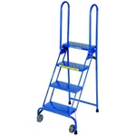 Ballymore LS4247 60 H Steel Folding Rolling Ladder, Steps, 350 Lb Load. Fixed Price $416.99.