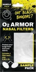 O2 Armor Nose Filters For Welders & Allergies - Assorted Sizes, Clear. Fixed Price $11.99.