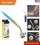 Upgraded Bluefire Brass Welding Torch With Pencil Flame - Compact & Powerful. Fixed Price $30.99.
