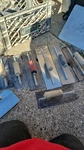 Marshalltown Drywall Taping Tools Assortment: Trowels, Knives, Mud Pans, Stilts. Fixed Price $350.00.