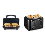 Proctor Silex Deluxe Hot Sandwich Maker Nonstick Stainless Steel 4 Slice. Fixed Price $139.00.