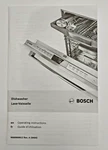 Bosch Dishwasher 9000 969 912 Rev. (9404) Owners Operating Instructions Book Q. Fixed Price $6.00.