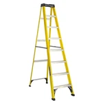 Louisville 8' Fiberglass Step Ladder, 12' Reach, 250 Lbs Load Capacity,. Fixed Price $100.00.