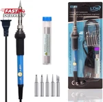 Ldk Soldering Iron Kit Electric 60W 110V Adjustable Temperature Gun We. Fixed Price $13.09.