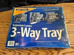 Werner Ac 18 3-WAY Aluminum Tray Extension Ladder Standoff Comfort Step. Fixed Price $35.00.