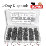 Wrdlosy 1400PCS Plastic Welding Kit 6 Shapes Staples With Storage Box. Fixed Price $16.25.