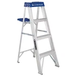 4 Ft. Aluminum Step Ladder With 250 Lbs. Load Capacity Type Duty Rating. Fixed Price $143.06.