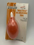 Vintage 1977 Radio Shack Vacu-bulb De-soldering Tool Original Price Nos. Fixed Price $14.99.
