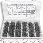 1400PCS Plastic Welding Kit Welder Staples With Storage Box. Fixed Price $15.56.
