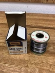 Vintage Powr-kraft Montgomery Ward Acid Core Solder. Fixed Price $20.00.