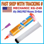 Mechanic XG-Z40 10CC Syringe Solder Paste Flux SN63/PB37 25-45UM Tested. Fixed Price $7.95.