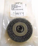 Weiler, Trim Crimped Wheel, 5138-13081, Max 14000 Rpm, 4" Diameter, 5/8" Center. Fixed Price $25.00.