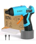 Gogonova Cordless Hot Glue Gun, 15S Fast Preheating With 2AH, Blue. Fixed Price $18.00.