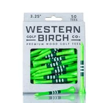 Western Birch Golf Company "margarita" Signature 3.25" Bamboo Tees 50EA.. Fixed Price $9.95.