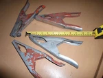 Lot Of 4 Used: Tweco Sgc 300 Ground Clamps Strong Springs. Fixed Price $29.99.