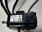 Yaskawa Sigma Servo Motor W/cable, 200VAC, 100W, 0.84A, 3PH, SGMJV-01ADC6S. Fixed Price $228.99.