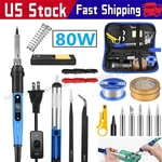 80W Electric Iron Welding Gun Tool Kit Wire Desoldering Pump Us. Fixed Price $17.90.