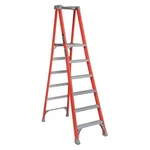 Louisville FXP1706 8 Ft In Fiberglass Platform Stepladder, 300 Lb Capacity. Fixed Price $436.99.