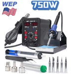 Wep 8786D-I 2IN1 Soldering Station Hot Air Gun Heat Rework Smd Welding Tool. Fixed Price $58.87.