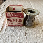 Vintage Oatey 20213 Rosin Core Wire Solder With Box 1/1 On. Fixed Price $15.00.