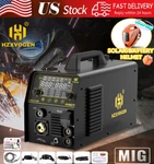 Hzxvogen 5IN1 Welding Machine Plasma Cutter Mig Tig Mma Gas/gasless With Helmet. Fixed Price $419.99.