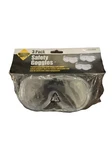 Safety Goggles Vented Soft Sided Adjustable Worn Over Most Eyeglasses. 3 Pk.new. Fixed Price $12.14.