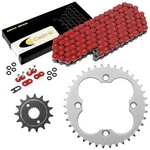 Red O-ring Drive Chain & Sprockets Kit For Honda TRX400EX Sportrax 1999-04. Fixed Price $55.00.