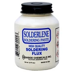Highside Chemicals Solderlene Soldering Flux, 4-OZ. Jar With Brush Top. Fixed Price $16.99.