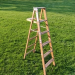 Vintage Werner Wood Ladder Ft W336 1994 Household Utility Farmhouse Decor. Fixed Price $127.95.